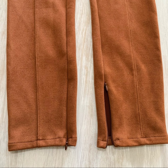 ANTHROPOLOGIE | Vegan Suede Ankle Leggings - Picture 4 of 9